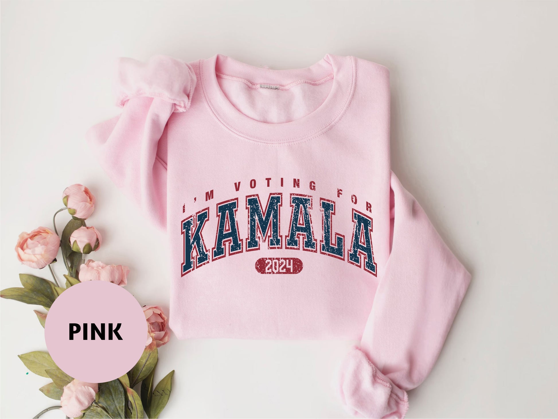 a pink sweatshirt with the words pink on it