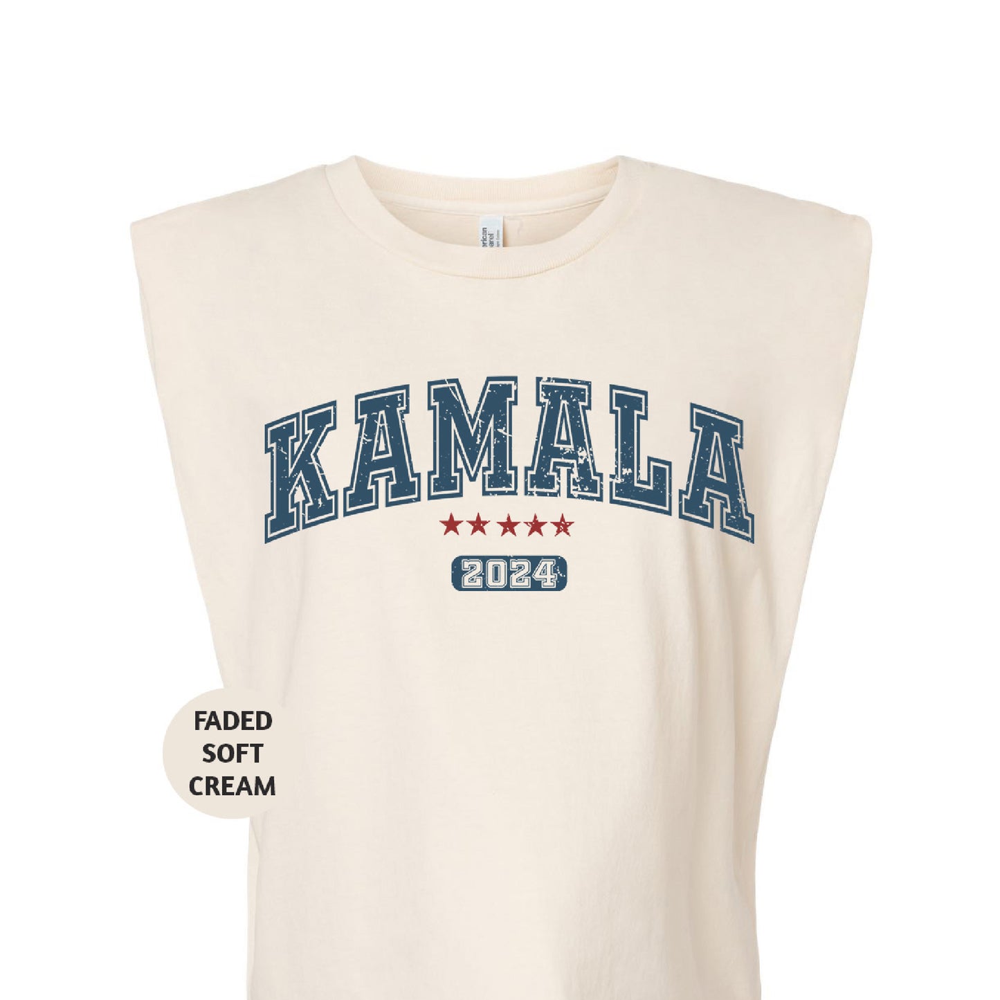 a white t - shirt with the words kamala printed on it