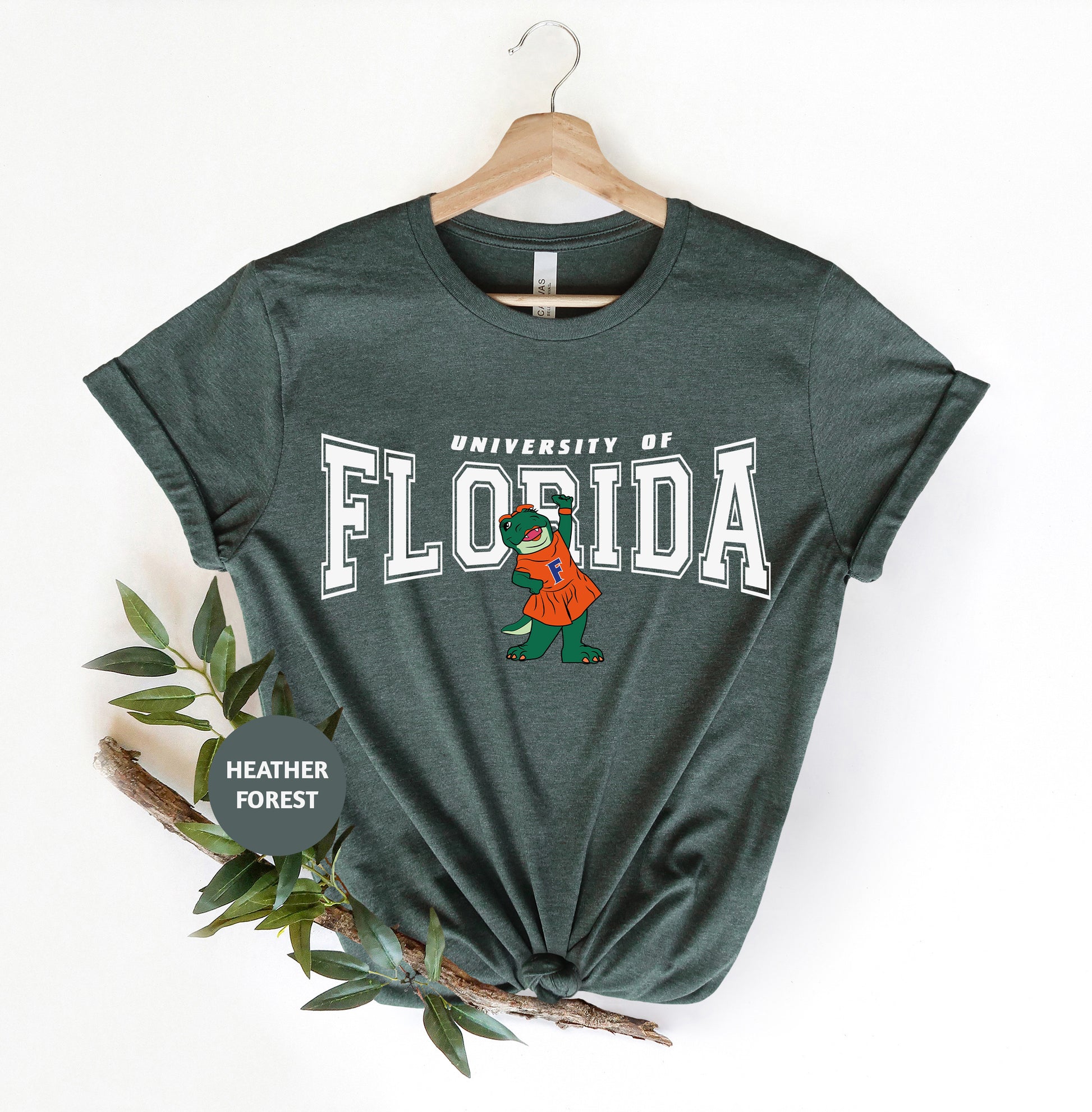 a t - shirt that says university of florida on it