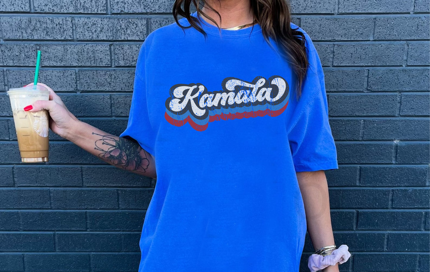 Unisex T-Shirt Featuring "Kamala" Print - Proudly Support Kamala Harris in 2024