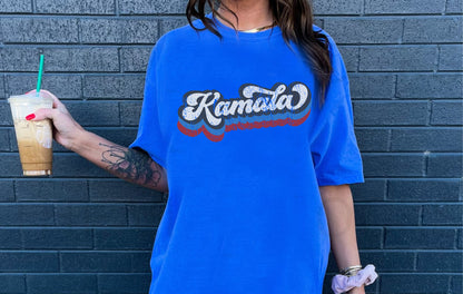 Unisex T-Shirt Featuring "Kamala" Print - Proudly Support Kamala Harris in 2024