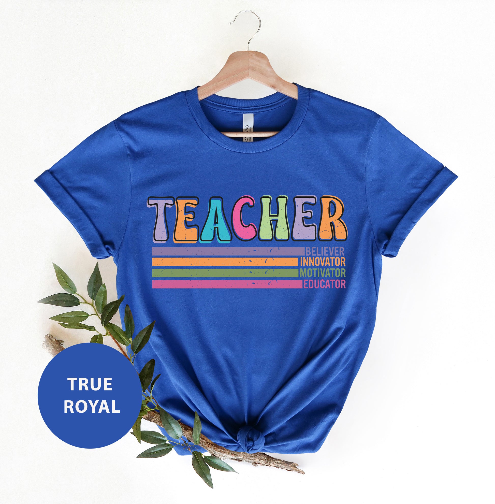 a t - shirt with the words teacher on it