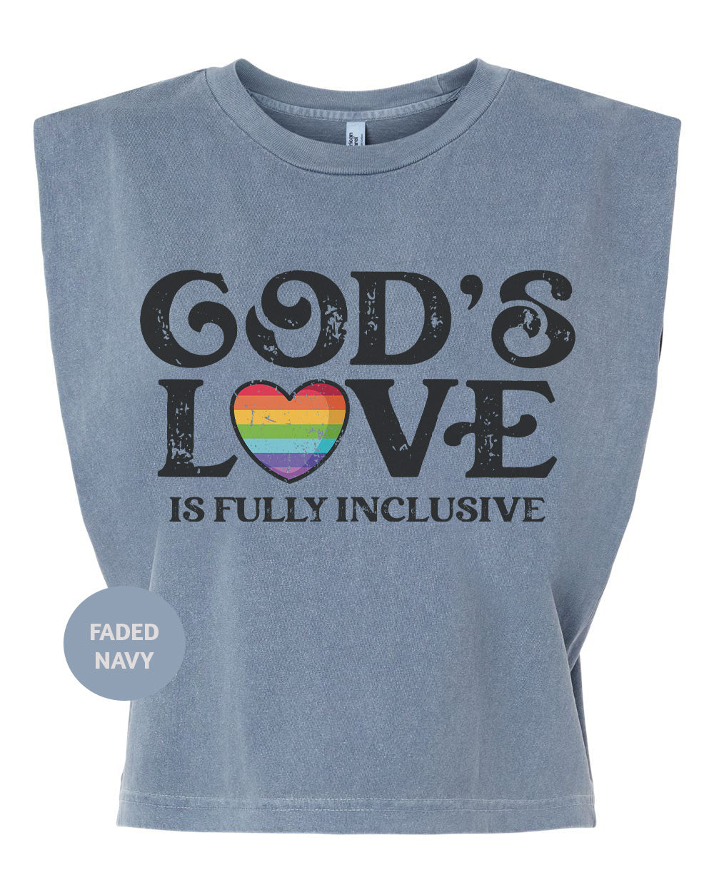 a t - shirt with the words god's love is fully inclusive