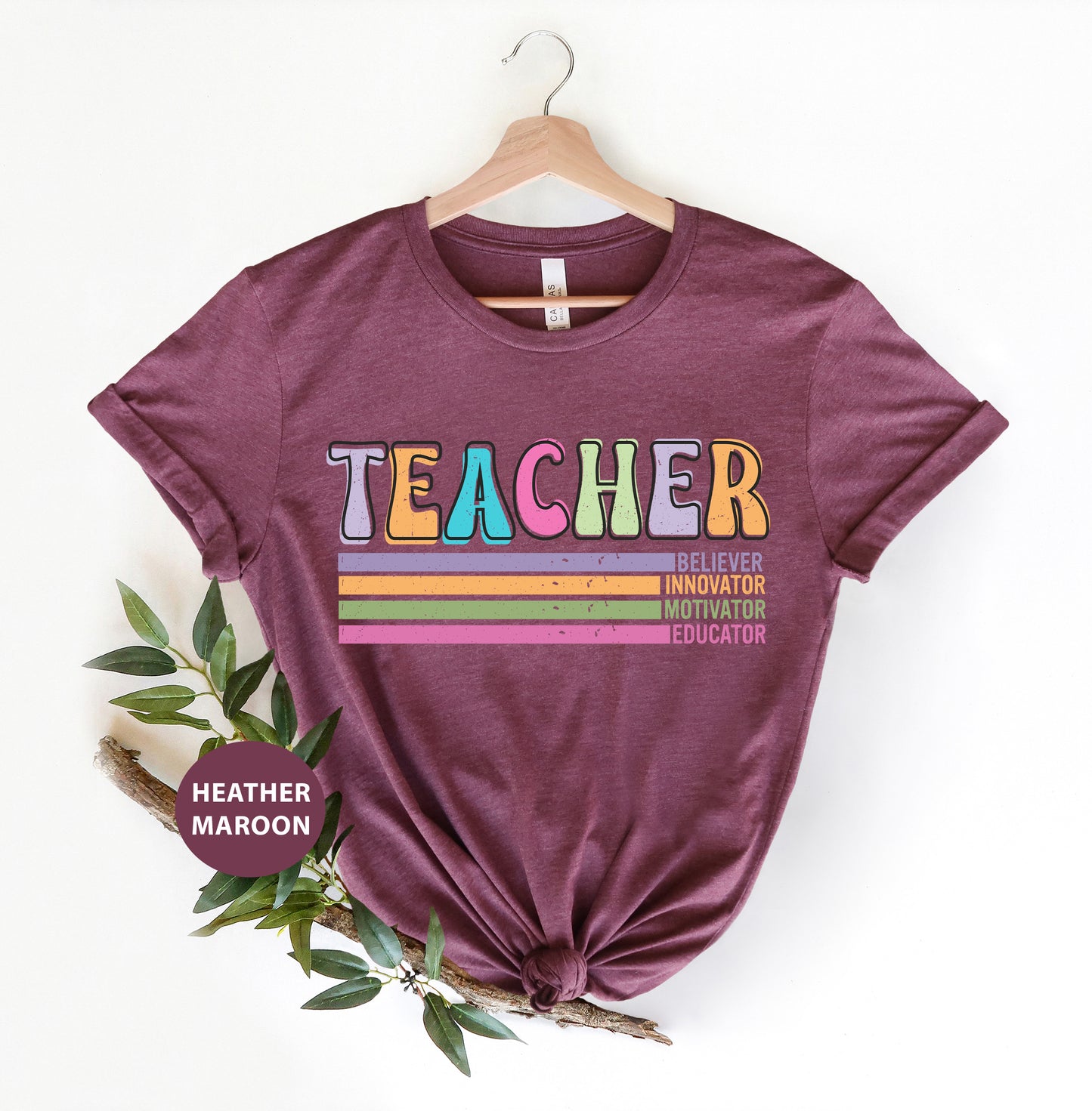 a t - shirt with the words teacher on it