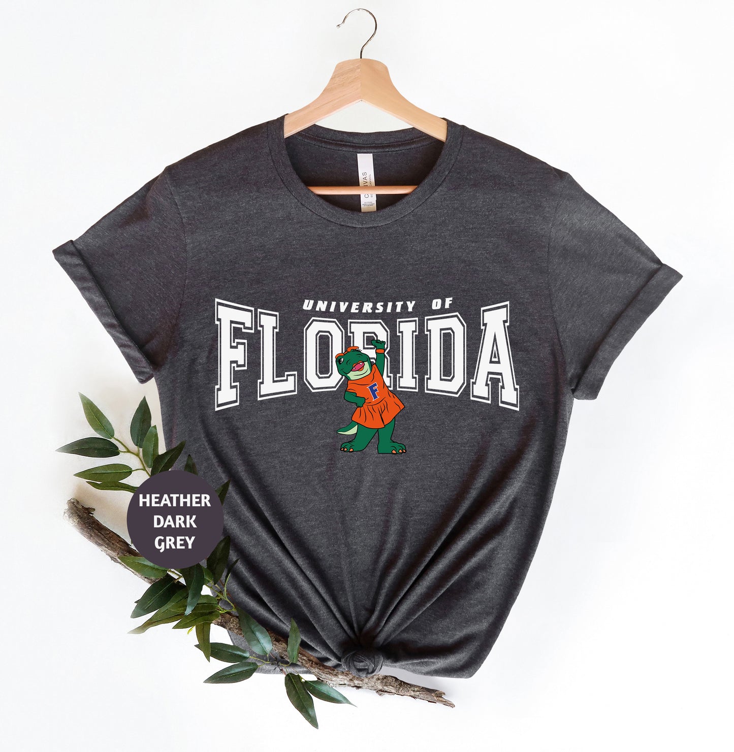 a t - shirt that says university of florida on it