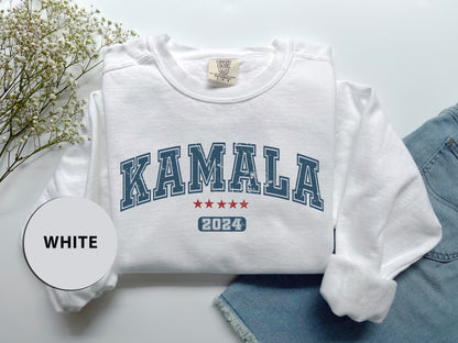 Comfort Colors Unisex Sweatshirt - "Kamala 2024" - Show Your Support- Gift for American Elections 2024