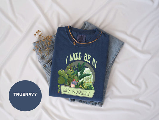 a t - shirt with a picture of a plant on it