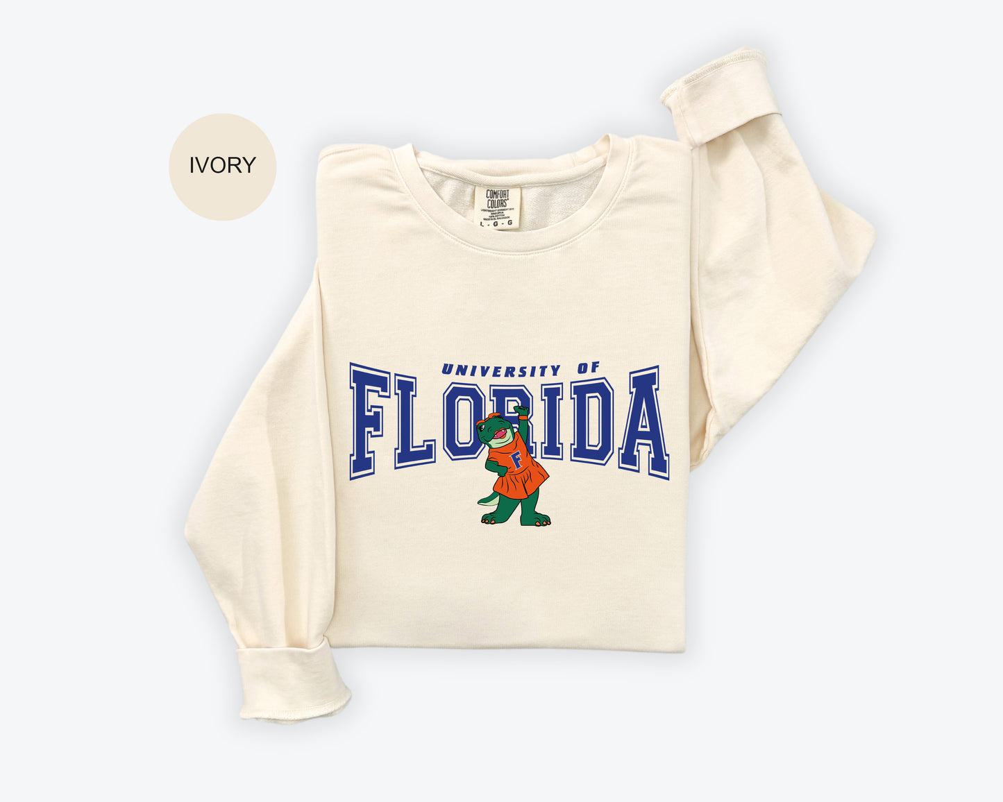 a white shirt with the words university of florida on it