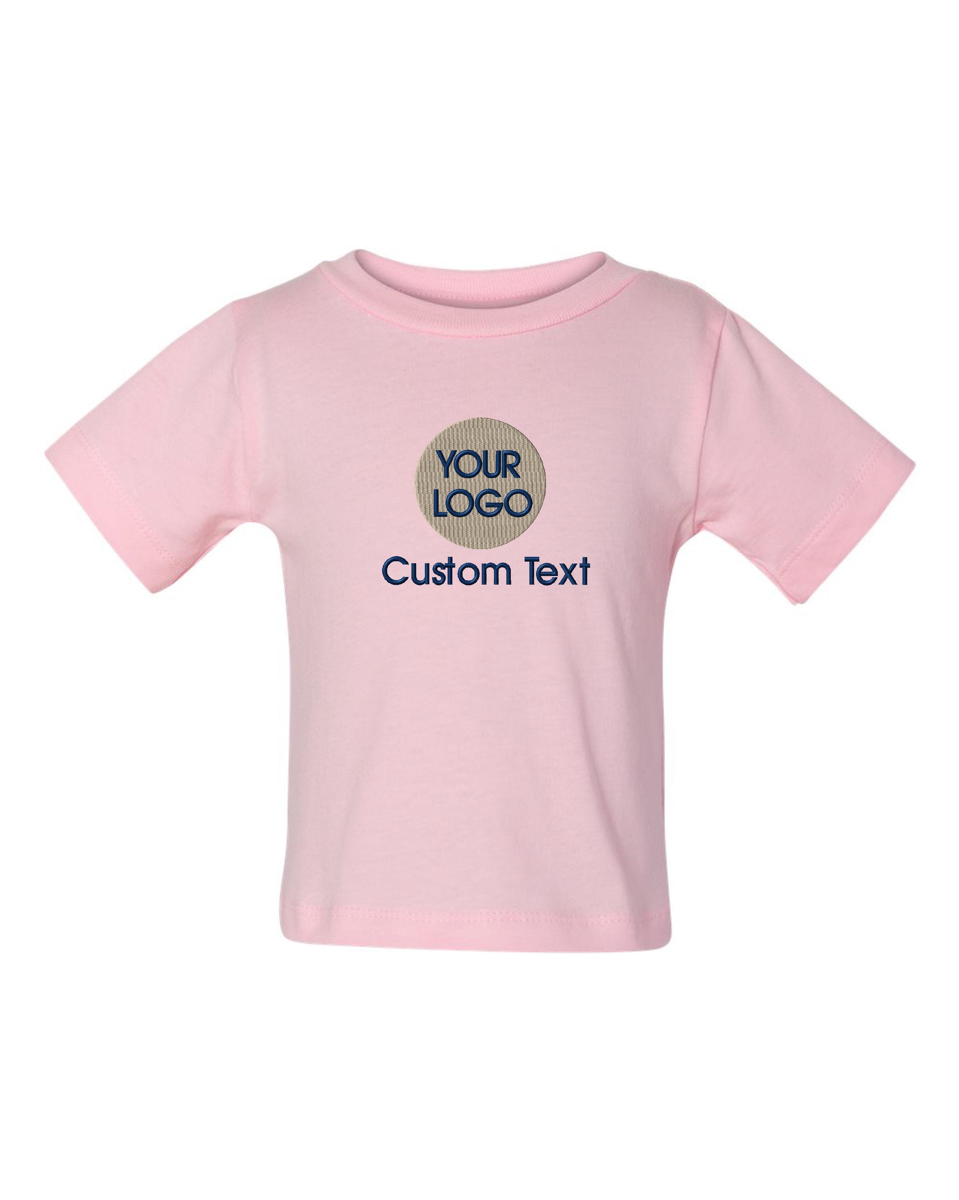 a pink t - shirt with the words custom text