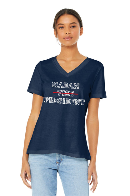 T-Shirt for Kamala Harris Supporters - Unique "Madam. Vice. President." Print - Perfect for the 2024 Elections