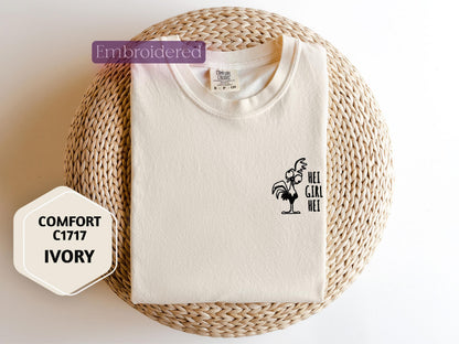 a white t - shirt with a black and white logo on it