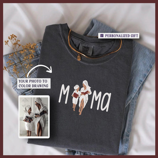 a t - shirt with a picture of two women on it