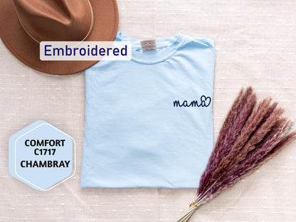 a hat, t - shirt, and a feather on a table
