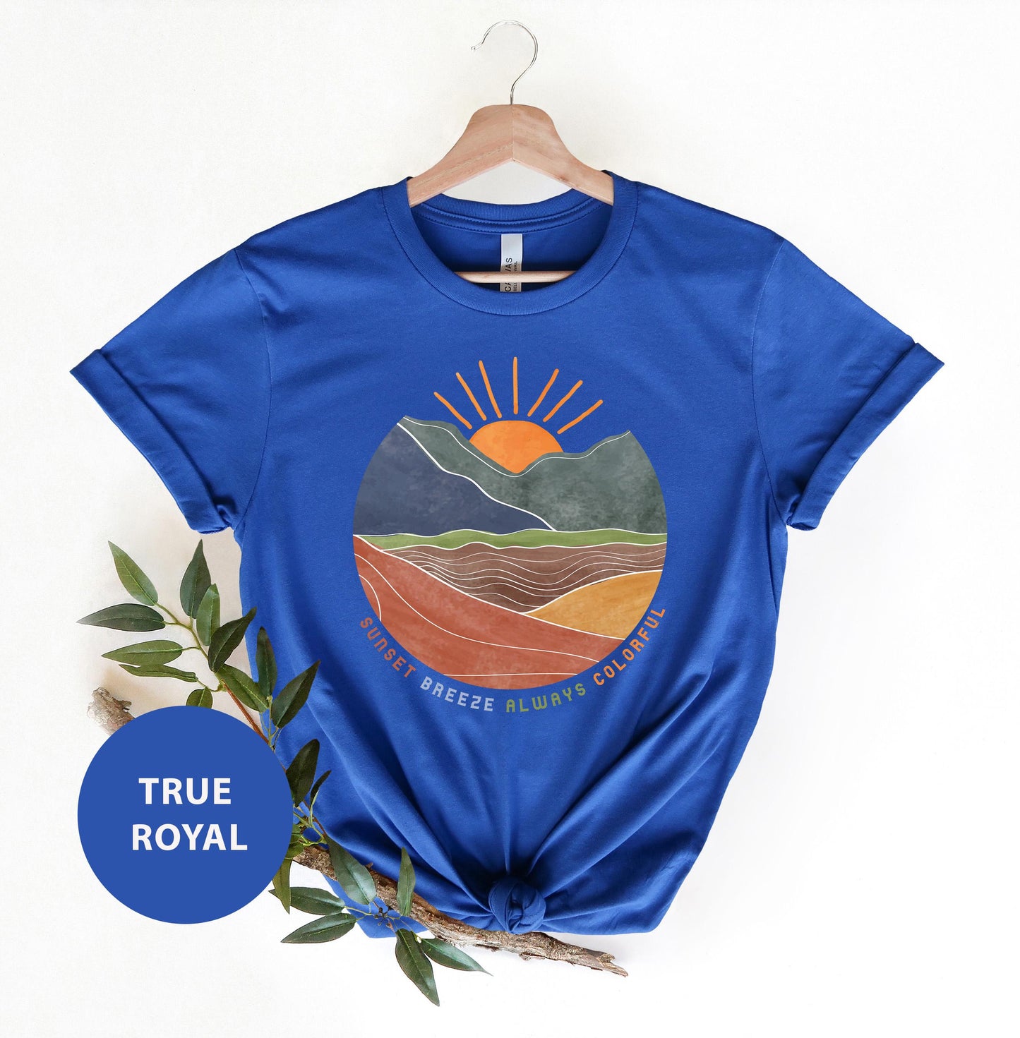 a blue t - shirt with the words true royal on it