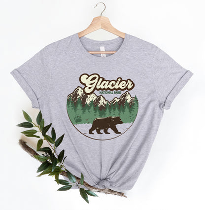 a t - shirt with a grizzly bear on it