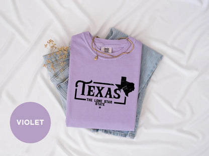 a t - shirt that says, texas the lone star hotel