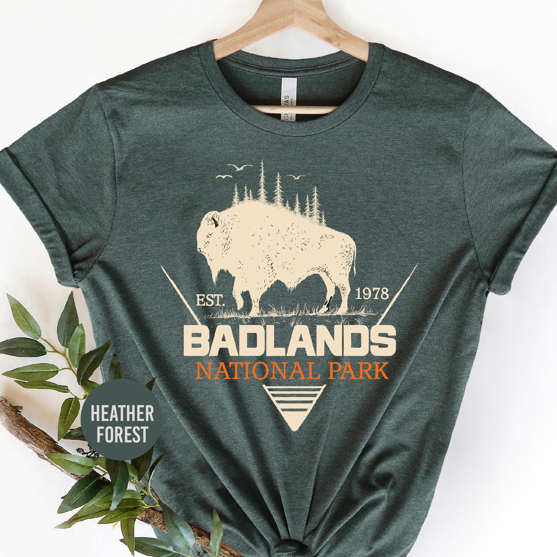 a t - shirt with the words badlands national park on it