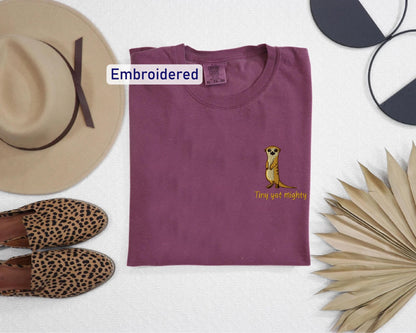 a t - shirt with a picture of a kangaroo on it