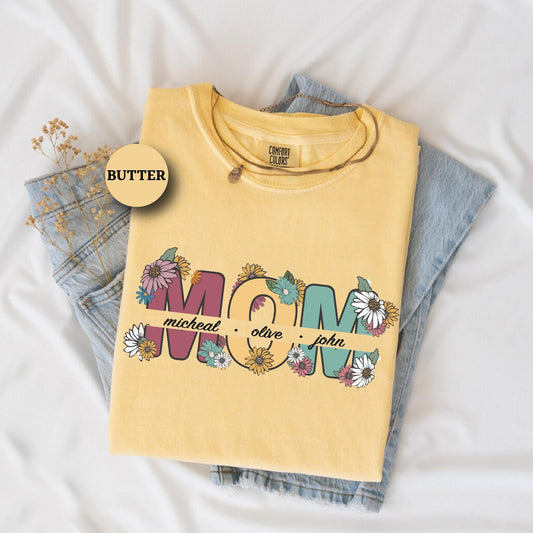 a mother's day t - shirt and a pair of jeans