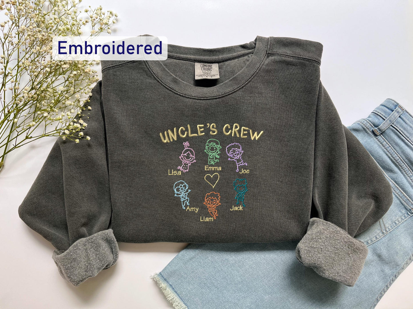 a child's t - shirt with the words uncle's crew on it