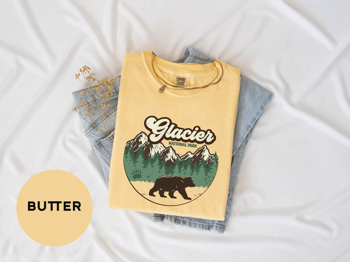 a t - shirt with a picture of a bear on it