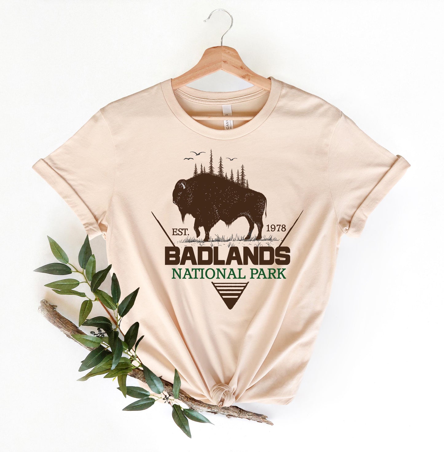 a t - shirt that says badlands national park on it
