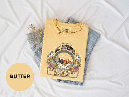 a yellow shirt with the words butter on it