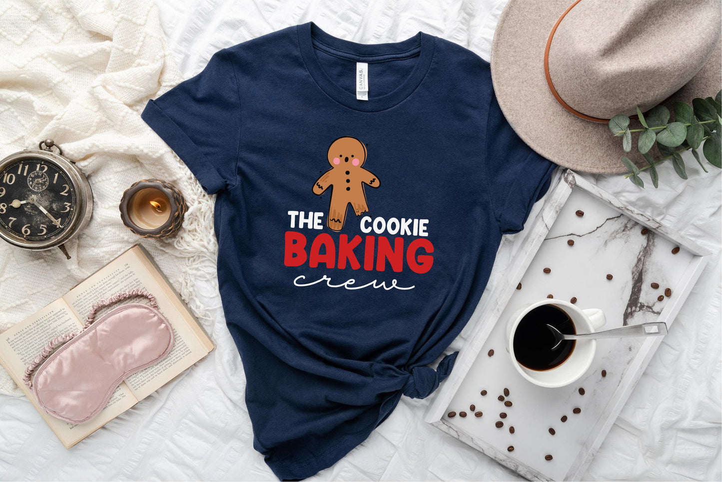 The Cookie Baking Crew Family Christmas Shirts Matching Set
