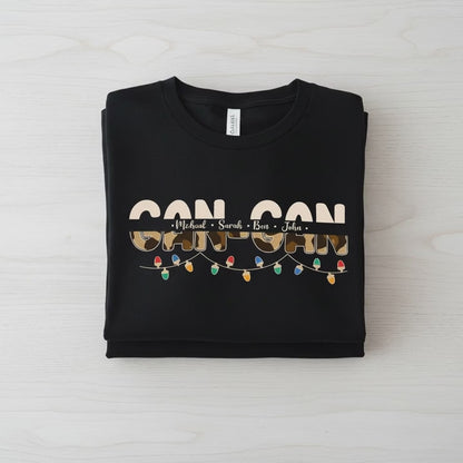 Personalized Family Matching Christmas Shirt | Custom Name Holiday Tee