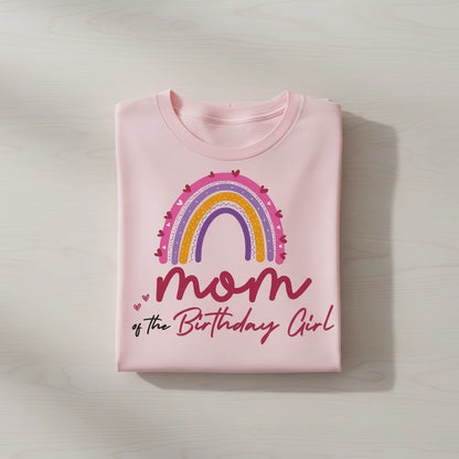 Birthday Girl Shirt Rainbow Birthday Party Tee for Girls, KingArtDesigner