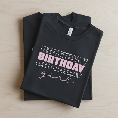 Birthday Girl Shirt , Cute Top, Party Graphic Tee
